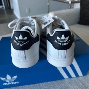 Adidas Stan Smith White and Black Sneakers